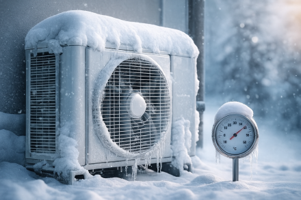 Praca klimatyzacji w warunkach zimowych: parametry graniczne, algorytmy sterowania i zagrożenia eksploatacyjne
